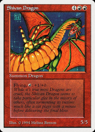 Shivan Dragon [Summer Magic / Edgar] | Good Games Cannington