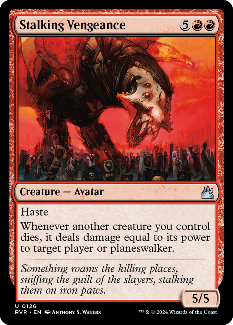 Stalking Vengeance [Ravnica Remastered] | Good Games Cannington