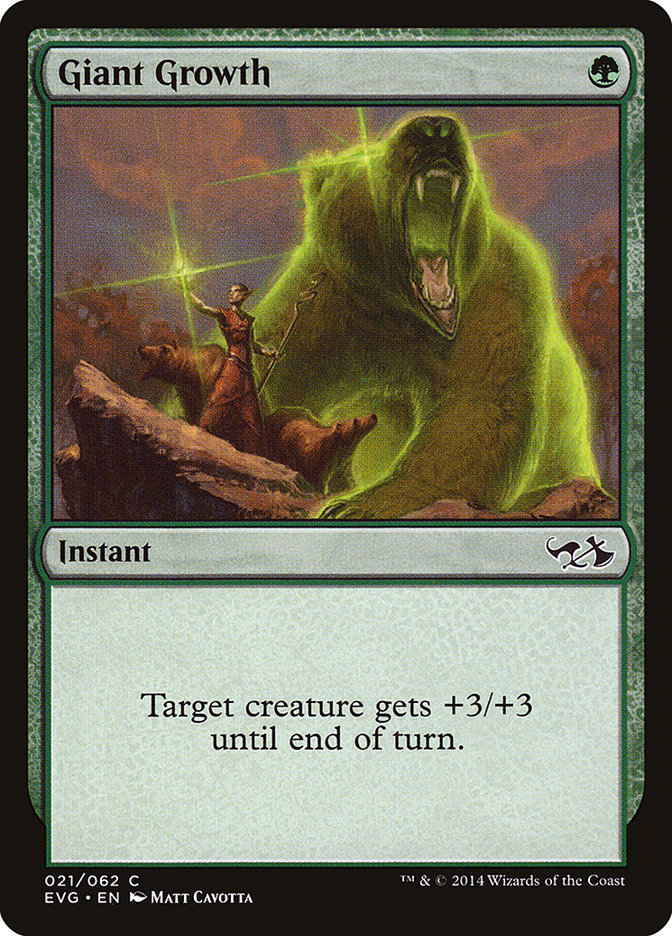 Giant Growth (Elves vs. Goblins) [Duel Decks Anthology] | Good Games Cannington