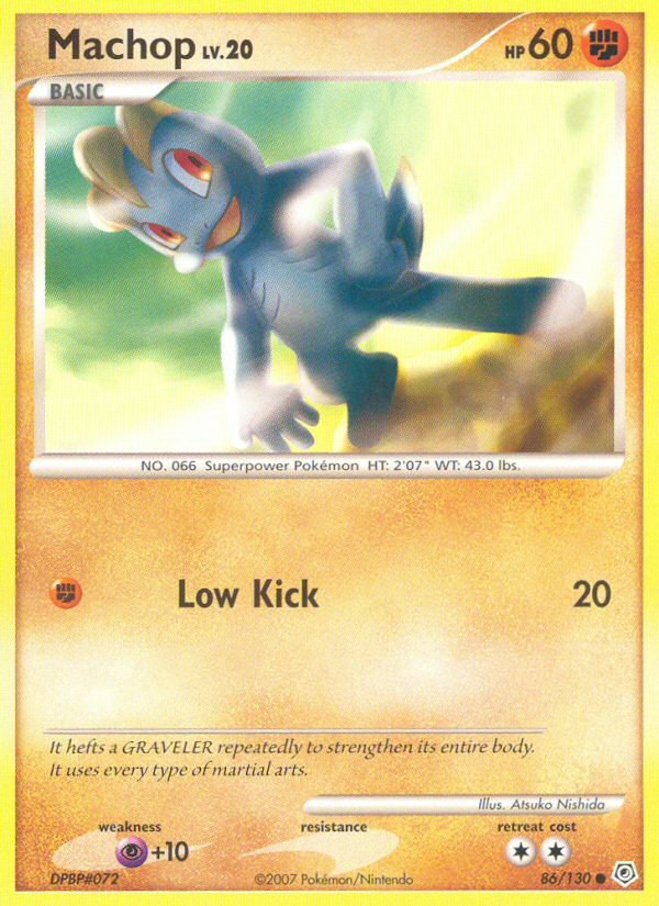 Machop (86/130) [Diamond & Pearl: Base Set] | Good Games Cannington