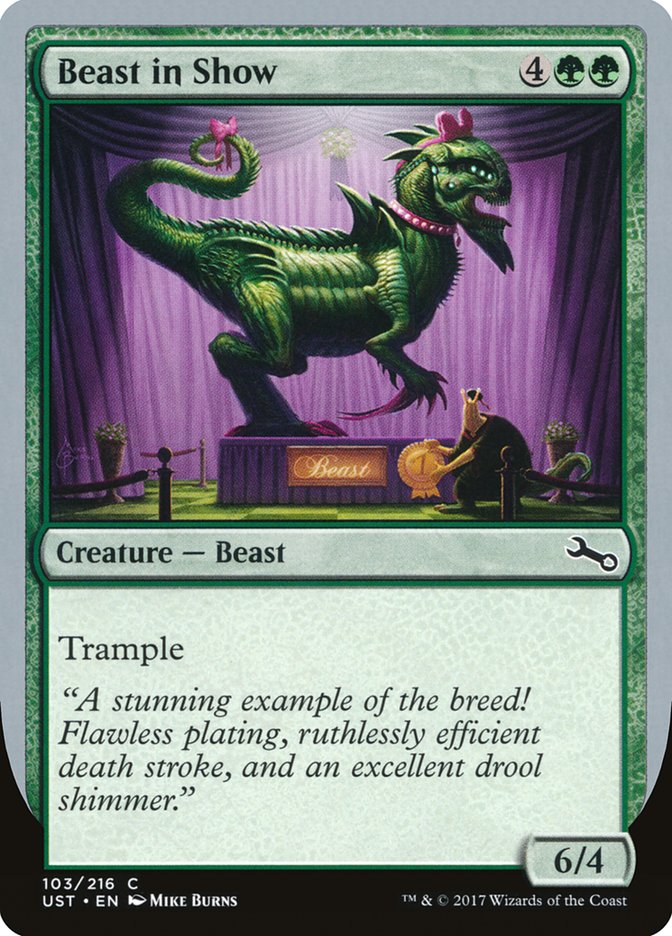 Beast in Show ("A stunning example...") [Unstable] | Good Games Cannington