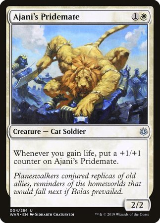 Ajani's Pridemate [War of the Spark] | Good Games Cannington