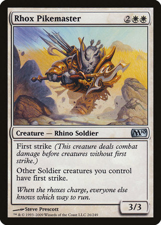 Rhox Pikemaster [Magic 2010] | Good Games Cannington