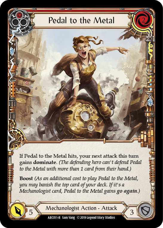 Pedal to the Metal (Red) [ARC011-R] 1st Edition Normal | Good Games Cannington