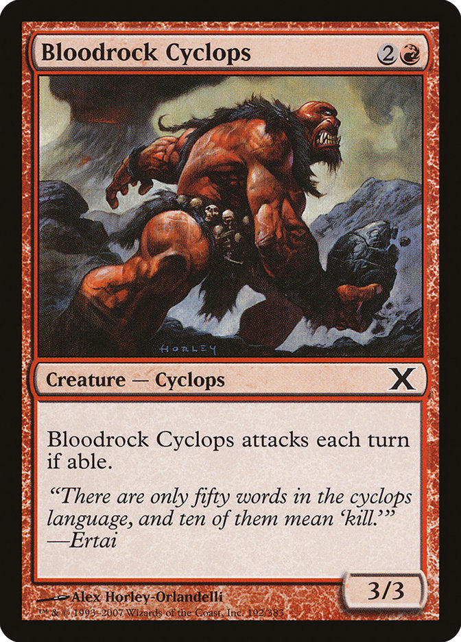 Bloodrock Cyclops [Tenth Edition] | Good Games Cannington