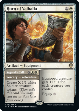 Horn of Valhalla // Ysgard's Call [Commander Legends: Battle for Baldur's Gate] | Good Games Cannington