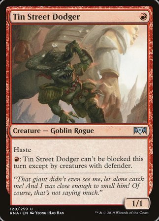 Tin Street Dodger [Ravnica Allegiance] | Good Games Cannington
