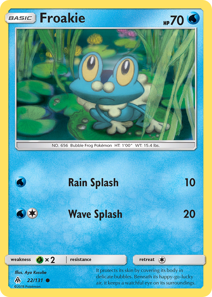 Froakie (22/131) [Sun & Moon: Forbidden Light] | Good Games Cannington