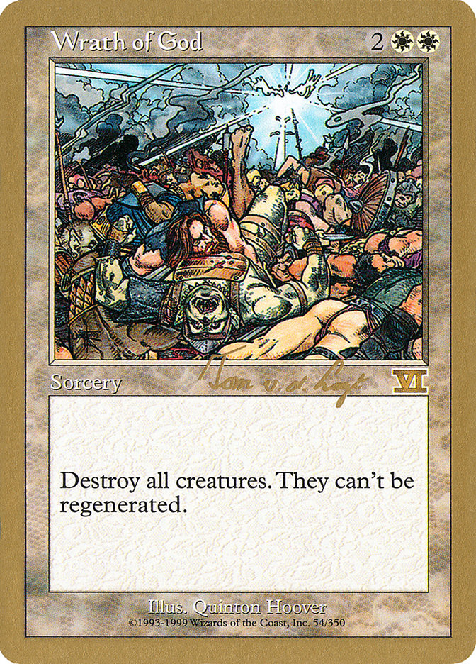 Wrath of God (Tom van de Logt) [World Championship Decks 2000] | Good Games Cannington