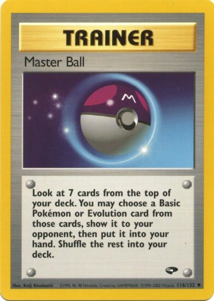 Master Ball (116/132) [Gym Challenge Unlimited] | Good Games Cannington