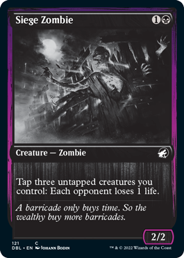 Siege Zombie [Innistrad: Double Feature] | Good Games Cannington