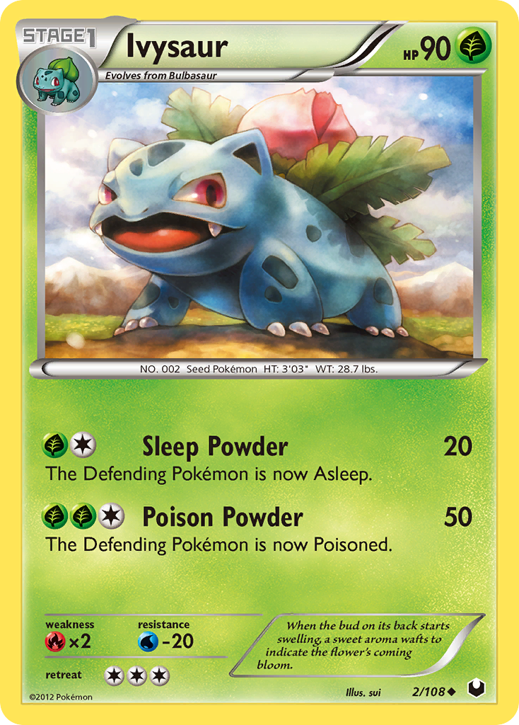 Ivysaur (2/108) [Black & White: Dark Explorers] | Good Games Cannington