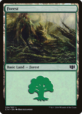 Forest (334) [Commander 2014] | Good Games Cannington