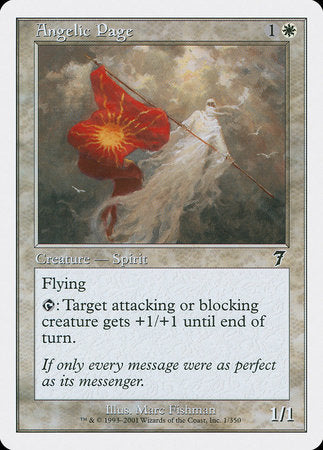 Angelic Page [Seventh Edition] | Good Games Cannington