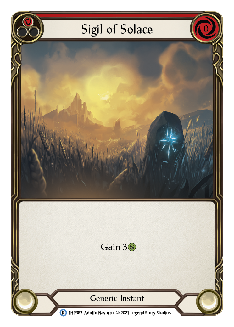 Sigil of Solace (Red) [1HP387] | Good Games Cannington
