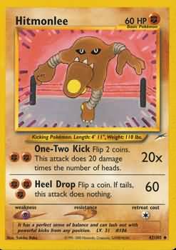 Hitmonlee (42/105) [Neo Destiny Unlimited] | Good Games Cannington