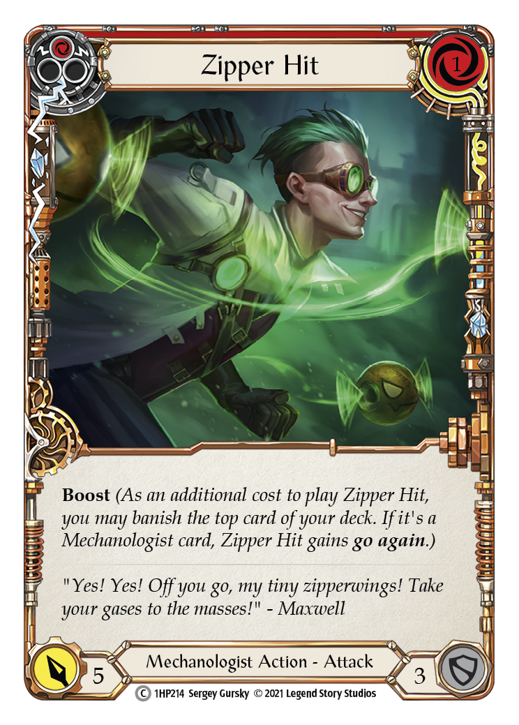 Zipper Hit (Red) [1HP214] | Good Games Cannington