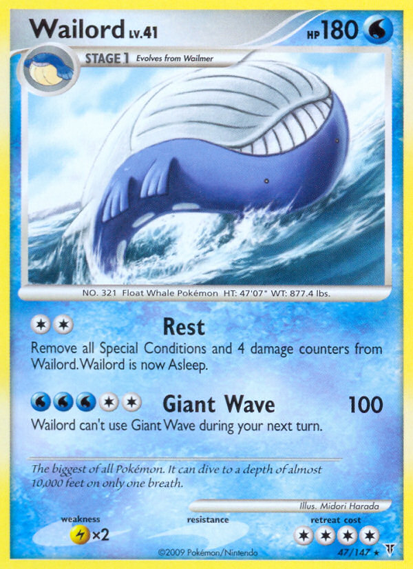Wailord (47/147) [Platinum: Supreme Victors] | Good Games Cannington