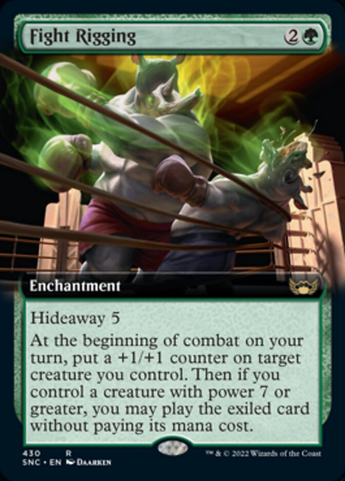 Fight Rigging (Extended Art) [Streets of New Capenna] | Good Games Cannington