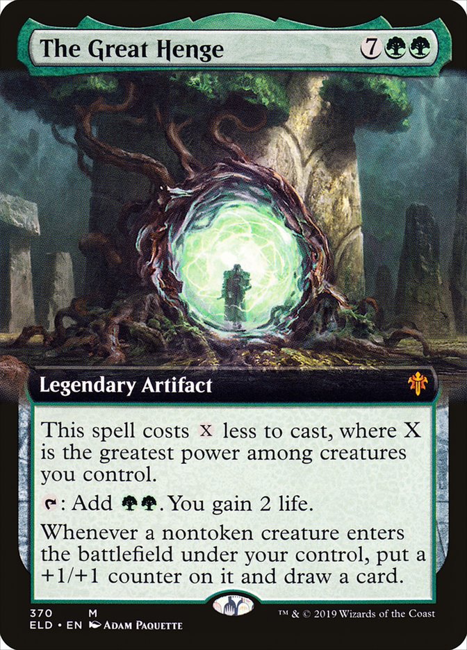 The Great Henge (Extended Art) [Throne of Eldraine] | Good Games Cannington