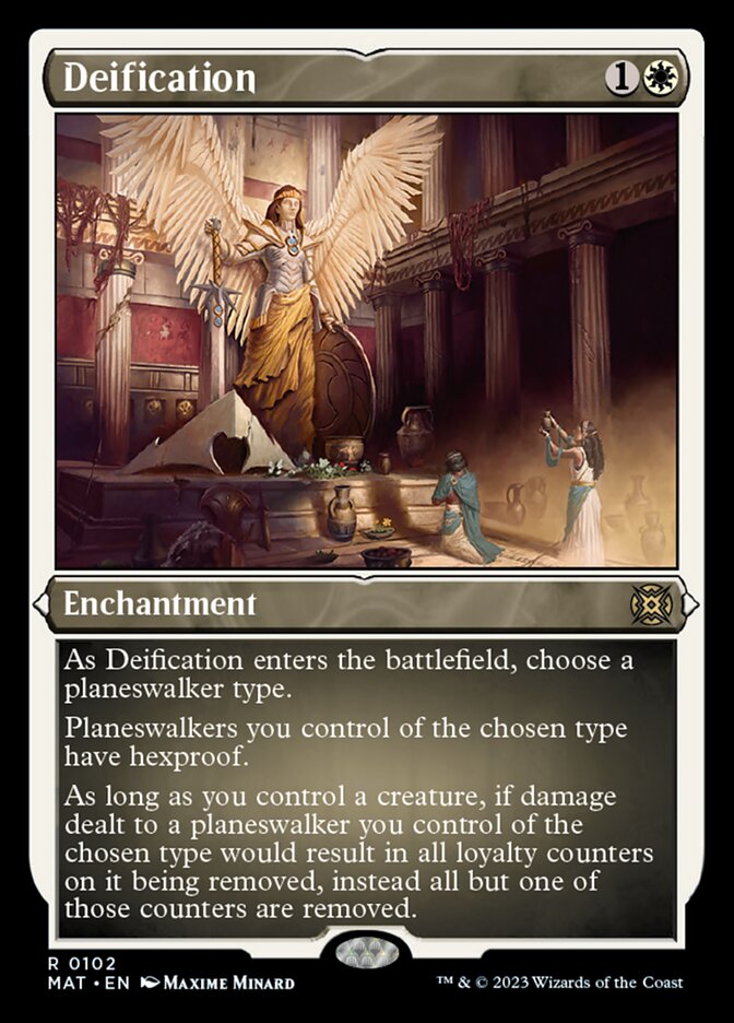 Deification (Foil Etched) [March of the Machine: The Aftermath] | Good Games Cannington