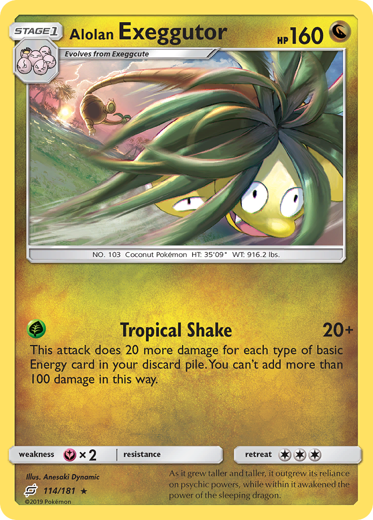Alolan Exeggutor (114/181) [Sun & Moon: Team Up] | Good Games Cannington
