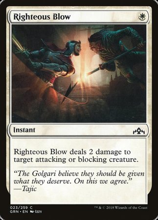Righteous Blow [Guilds of Ravnica] | Good Games Cannington