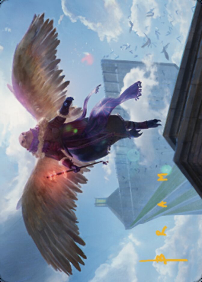Balmor, Battlemage Captain Art Card 1 (Gold-Stamped Signature) [Dominaria United Art Series] | Good Games Cannington