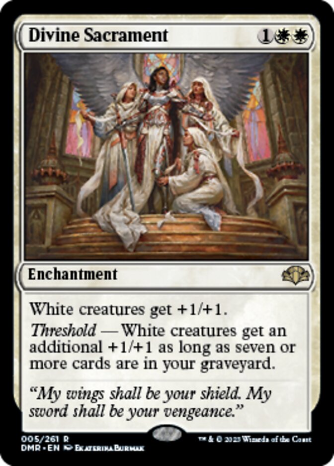 Divine Sacrament [Dominaria Remastered] | Good Games Cannington