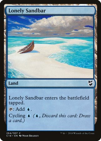 Lonely Sandbar [Commander 2018] | Good Games Cannington