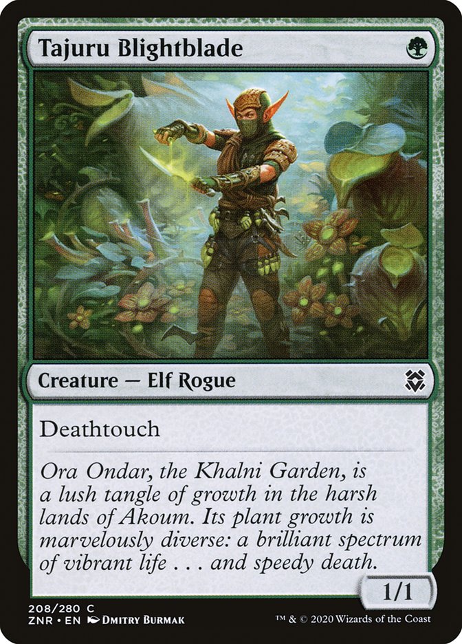 Tajuru Blightblade [Zendikar Rising] | Good Games Cannington