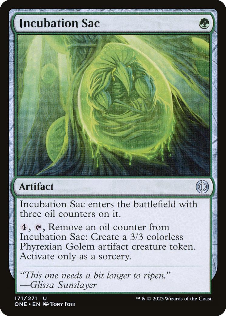 Incubation Sac [Phyrexia: All Will Be One] | Good Games Cannington