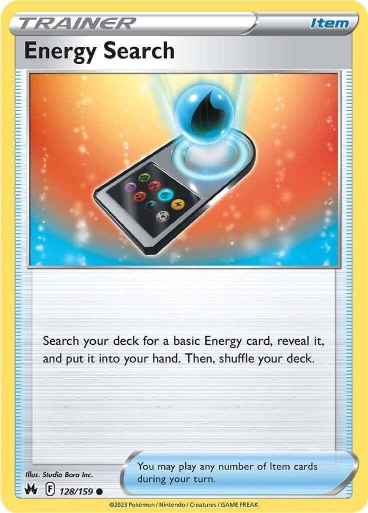 Energy Search (128/159) [Sword & Shield: Crown Zenith] | Good Games Cannington