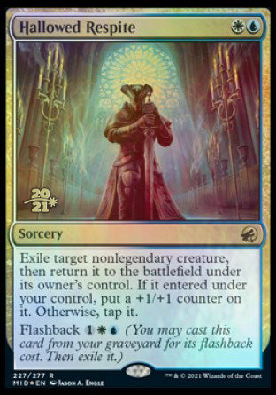 Hallowed Respite [Innistrad: Midnight Hunt Prerelease Promos] | Good Games Cannington