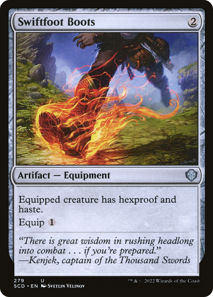 Swiftfoot Boots [Starter Commander Decks] | Good Games Cannington