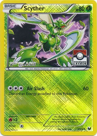 Scyther (4/108) (League Promo 2nd Place) [Black & White: Dark Explorers] | Good Games Cannington