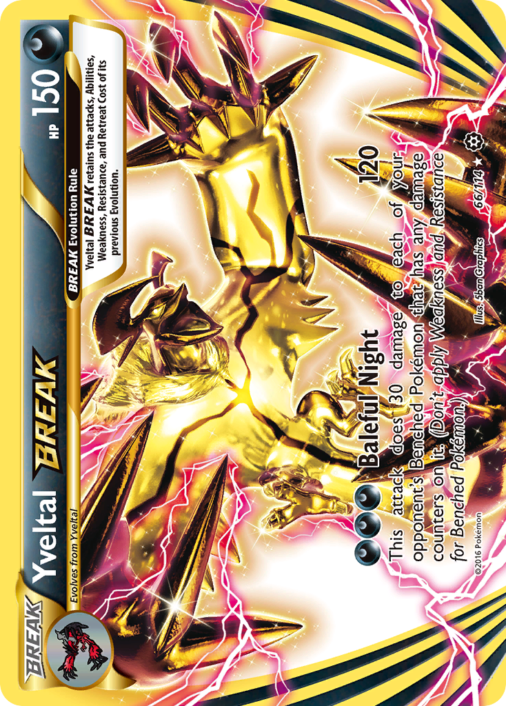 Yveltal BREAK (66/114) [XY: Steam Siege] | Good Games Cannington