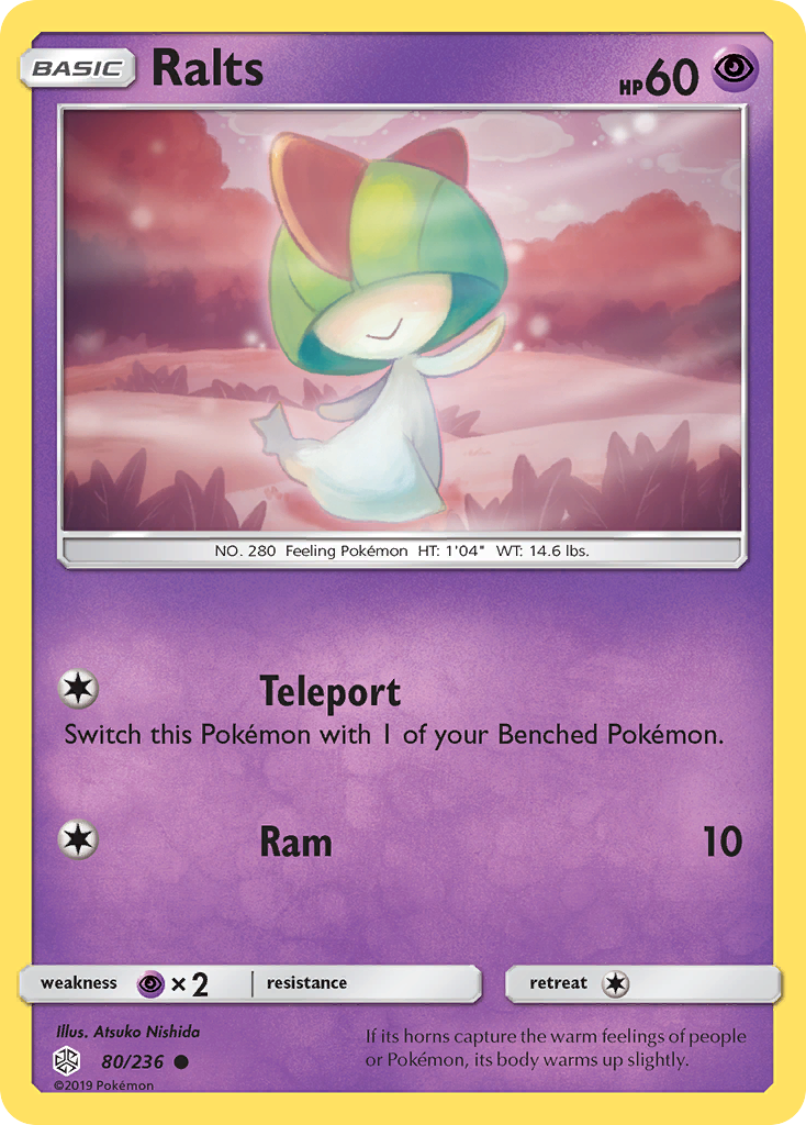 Ralts (80/236) [Sun & Moon: Cosmic Eclipse] | Good Games Cannington