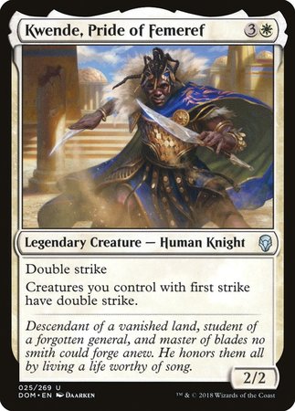 Kwende, Pride of Femeref [Dominaria] | Good Games Cannington