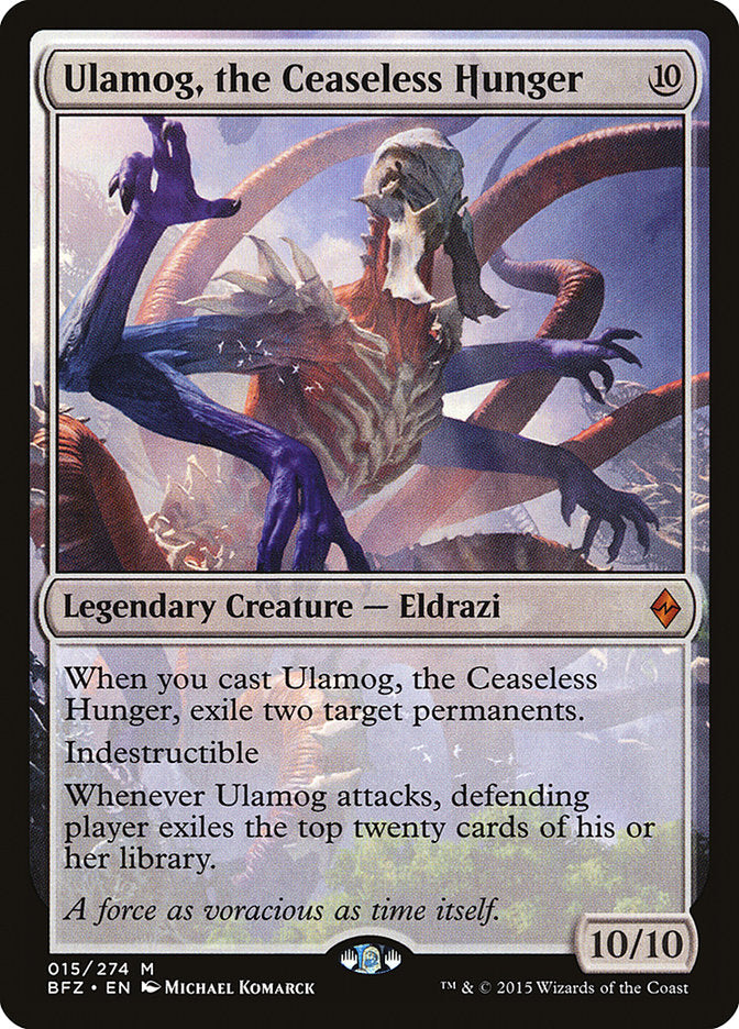 Ulamog, the Ceaseless Hunger [Battle for Zendikar] | Good Games Cannington