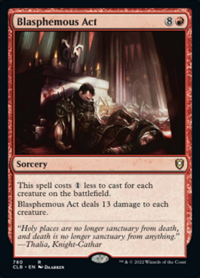 Blasphemous Act [Commander Legends: Battle for Baldur's Gate] | Good Games Cannington