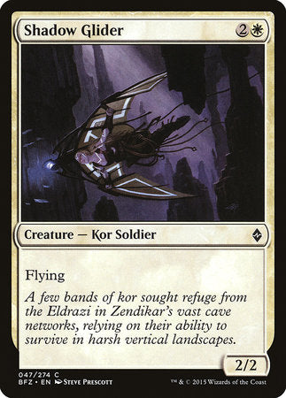 Shadow Glider [Battle for Zendikar] | Good Games Cannington