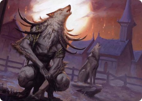Lord of the Ulvenwald Art Card [Innistrad: Midnight Hunt Art Series] | Good Games Cannington