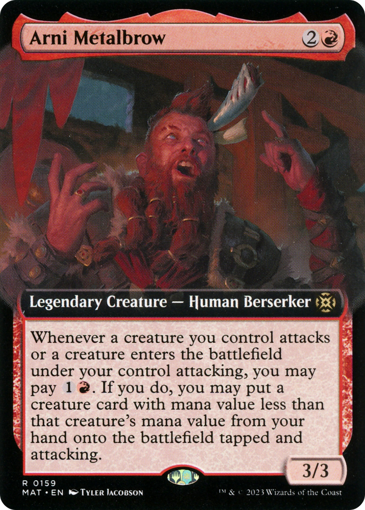 Arni Metalbrow (Extended Art) [March of the Machine: The Aftermath] | Good Games Cannington