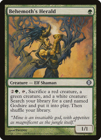 Behemoth's Herald [Shards of Alara] | Good Games Cannington