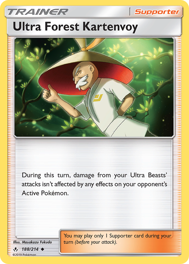 Ultra Forest Kartenvoy (188/214) [Sun & Moon: Unbroken Bonds] | Good Games Cannington