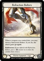 Refraction Bolters [U-WTR117] (Welcome to Rathe Unlimited)  Unlimited Rainbow Foil | Good Games Cannington