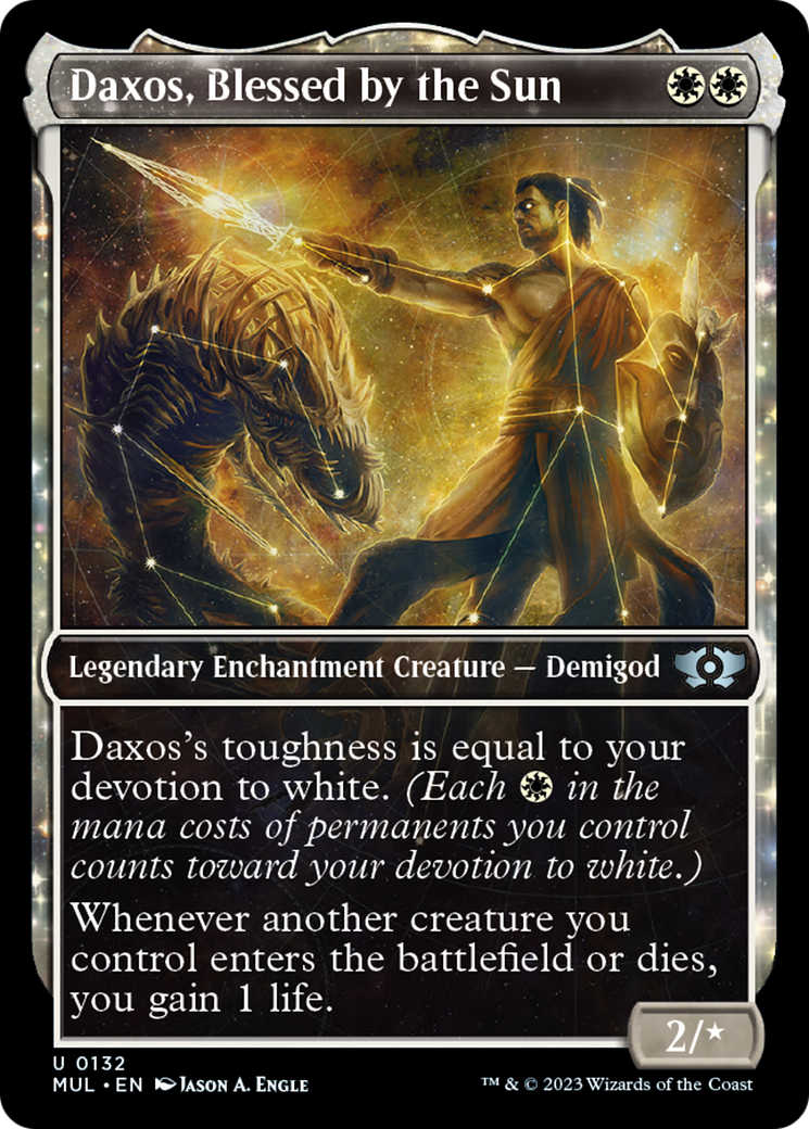 Daxos, Blessed by the Sun (Halo Foil) [Multiverse Legends] | Good Games Cannington