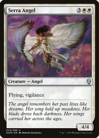 Serra Angel [Dominaria] | Good Games Cannington