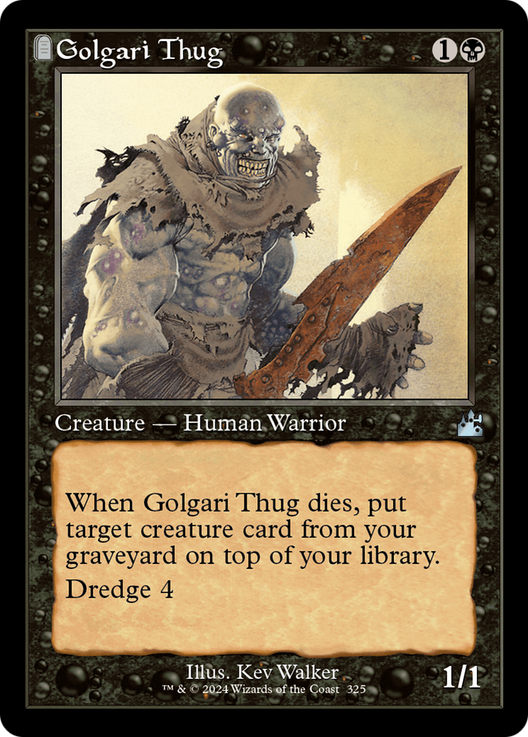 Golgari Thug (Retro Frame) [Ravnica Remastered] | Good Games Cannington